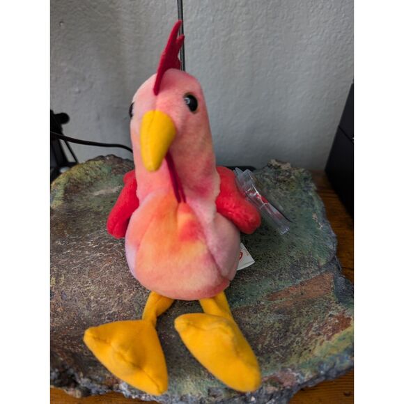 Other - Strut the Rooster – TY Beanie Baby – MWMT – 1995 – Retired